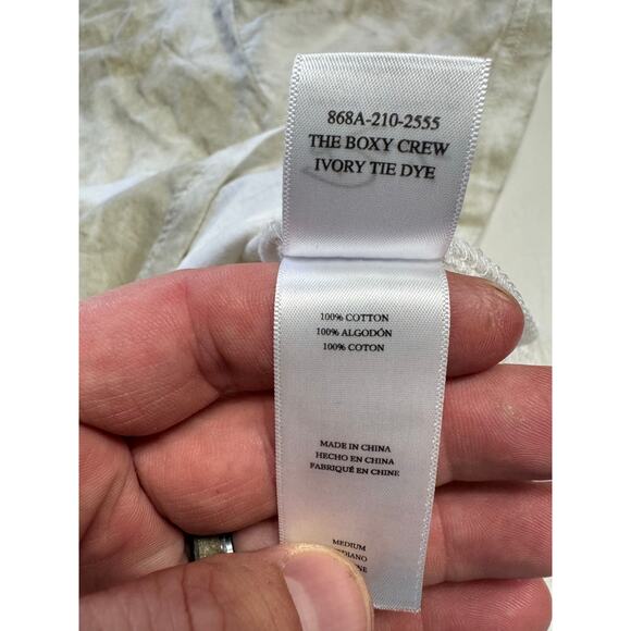 Rails Womens Size Medium M Cloud Tie Dye Shirt Loose Fit Crop Top - Picture 6 of 6